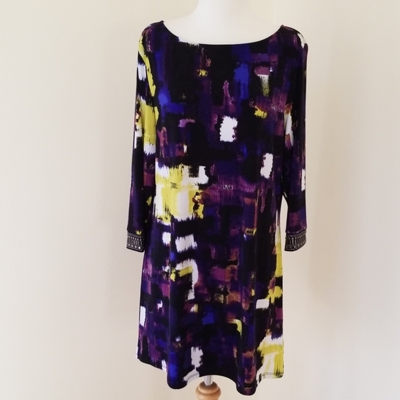STYLE & CO Size XL Multi Combo Dress - Picture 1 of 7